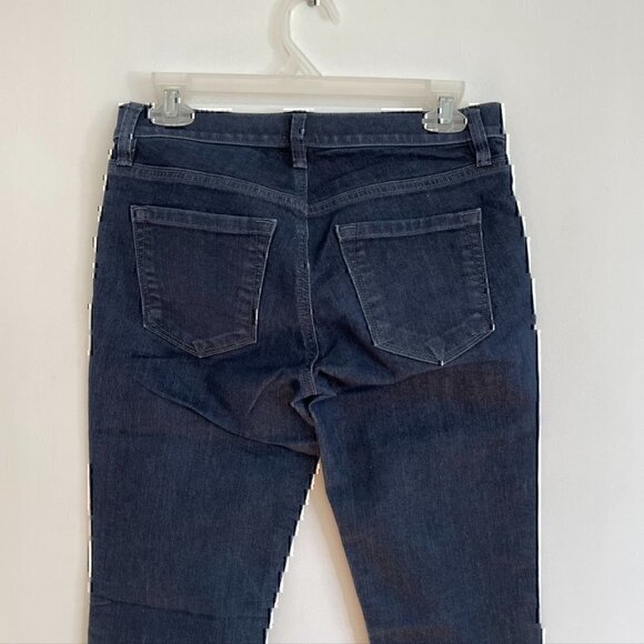 ANN TAYLOR LOFT Modern Skinny Jeans Dark Wash Zip Fly Full Length sz 4 / 27 W27 - Picture 11 of 12